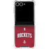 NBA Houston Rockets Jersey Galaxy Z Flip7 Clear Case