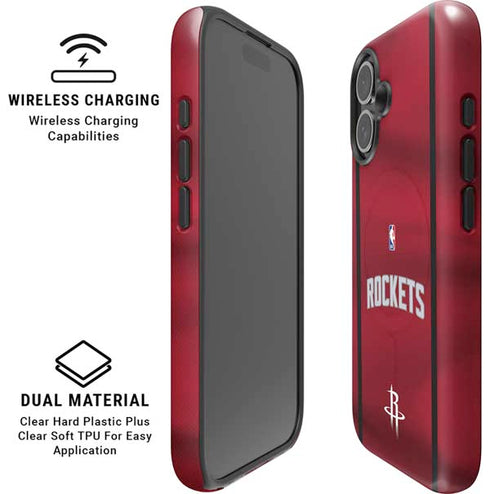NBA Houston Rockets Jersey iPhone 16 Magsafe Impact Case