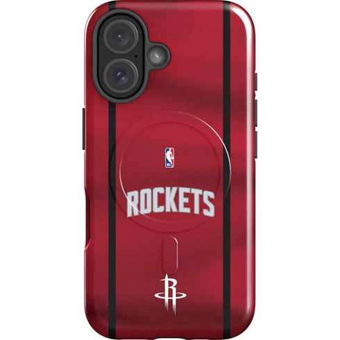 NBA Houston Rockets Jersey iPhone 16 Plus Magsafe Impact Case