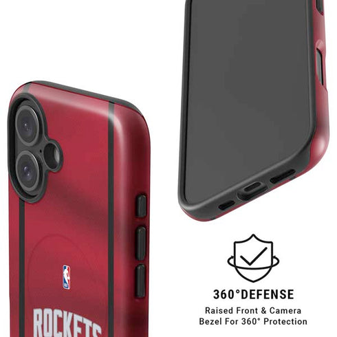 NBA Houston Rockets Jersey iPhone 16 Plus Magsafe Impact Case
