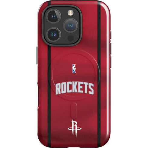 NBA Houston Rockets Jersey iPhone 16 Pro Magsafe Impact Case