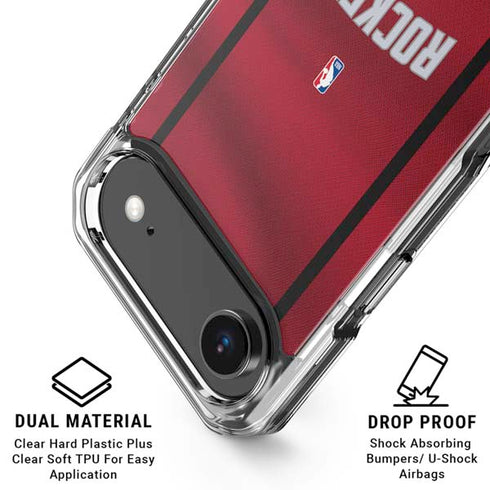 NBA Houston Rockets Jersey iPhone 17 Air Clear Case