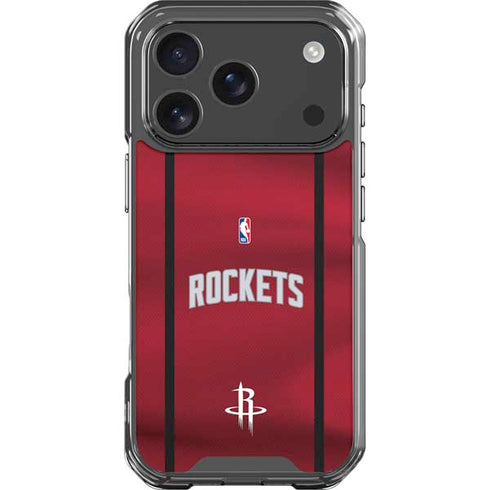 NBA Houston Rockets Jersey iPhone 17 Pro Clear Case