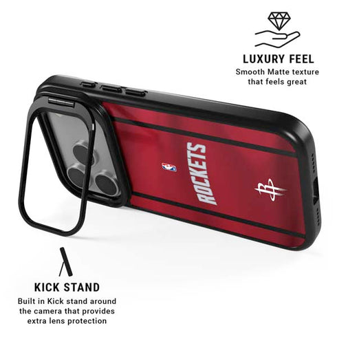 NBA Houston Rockets Jersey iPhone 17 Pro Kickstand Case