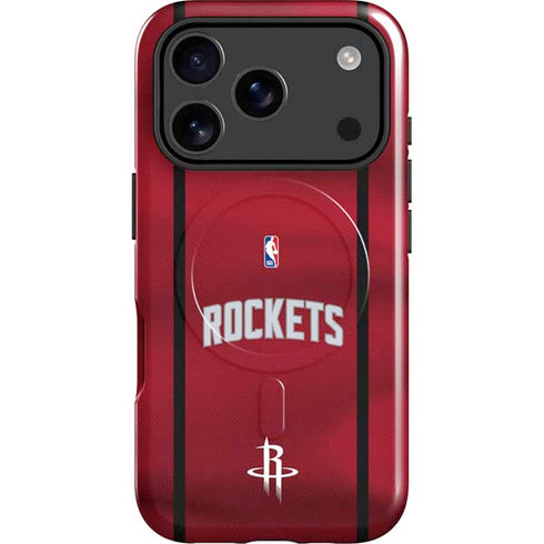 NBA Houston Rockets Jersey iPhone 17 Pro Max Magsafe Impact Case