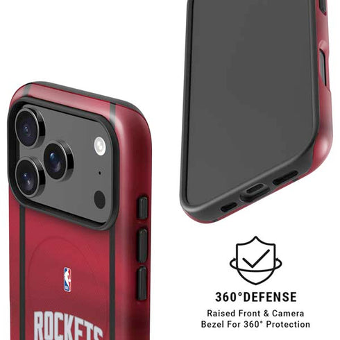 NBA Houston Rockets Jersey iPhone 17 Pro Max Magsafe Impact Case