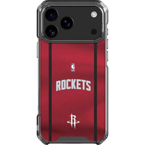 NBA Houston Rockets Jersey iPhone 18 Pro Max Clear Case