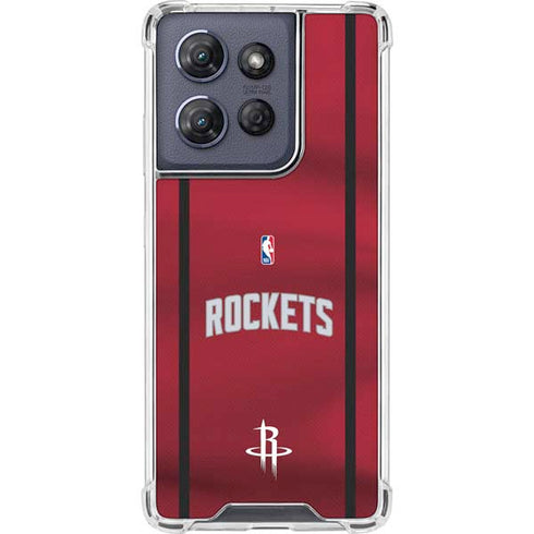 NBA Houston Rockets Jersey Moto G Stylus 5G (2025) Clear Case