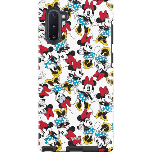 Disney Minnie Mouse Rockin Minnie Pattern Galaxy Cases
