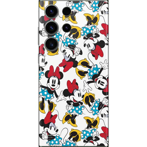 Disney Minnie Mouse Rockin Minnie Pattern Galaxy Skins