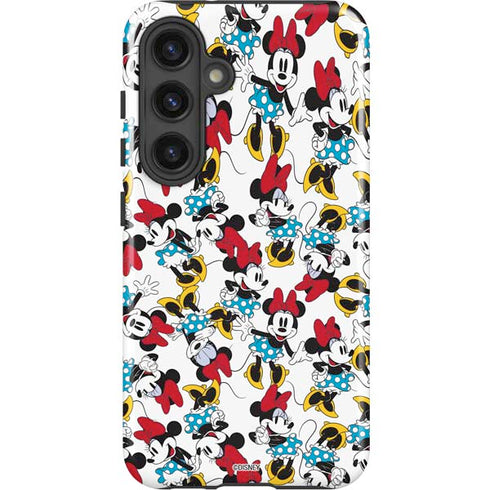 Disney Minnie Mouse Rockin Minnie Pattern Galaxy S25 Plus Impact Case