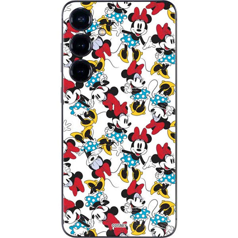 Disney Minnie Mouse Rockin Minnie Pattern Galaxy S24 Skin