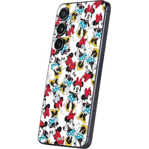 Disney Minnie Mouse Rockin Minnie Pattern Galaxy S24 Skin