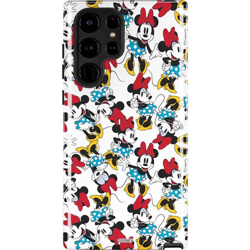Disney Minnie Mouse Rockin Minnie Pattern Galaxy Cases