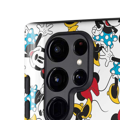 Disney Minnie Mouse Rockin Minnie Pattern Galaxy S25 Ultra Impact Case