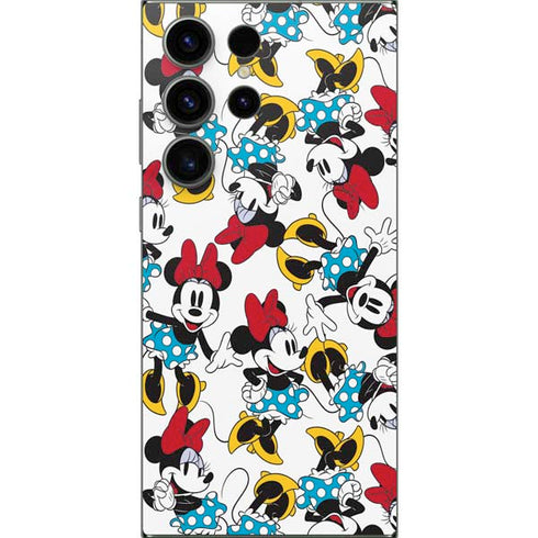 Disney Minnie Mouse Rockin Minnie Pattern Galaxy S25 Ultra Skin
