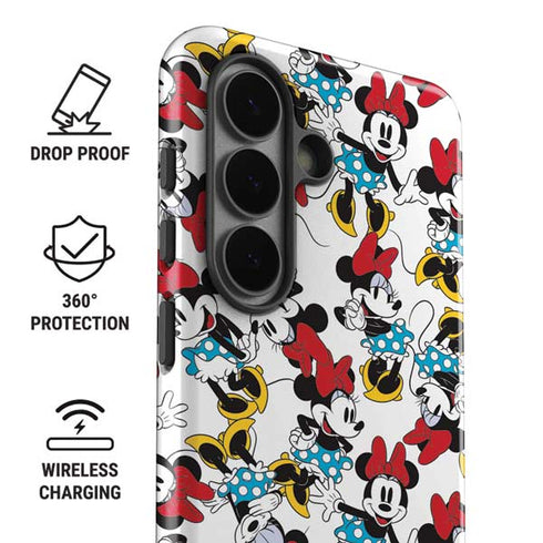 Disney Minnie Mouse Rockin Minnie Pattern Galaxy S26 Impact Case