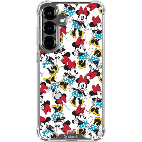 Disney Minnie Mouse Rockin Minnie Pattern Galaxy S26 Plus Clear Case