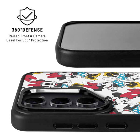 Disney Minnie Mouse Rockin Minnie Pattern Galaxy S26 Plus Kickstand Case