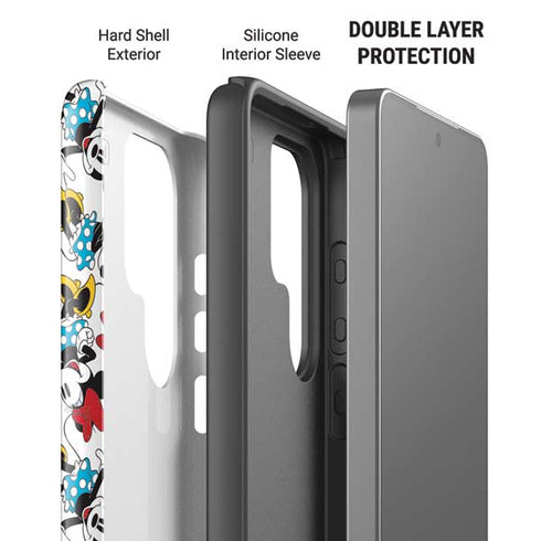 Disney Minnie Mouse Rockin Minnie Pattern Galaxy S26 Ultra Impact Case