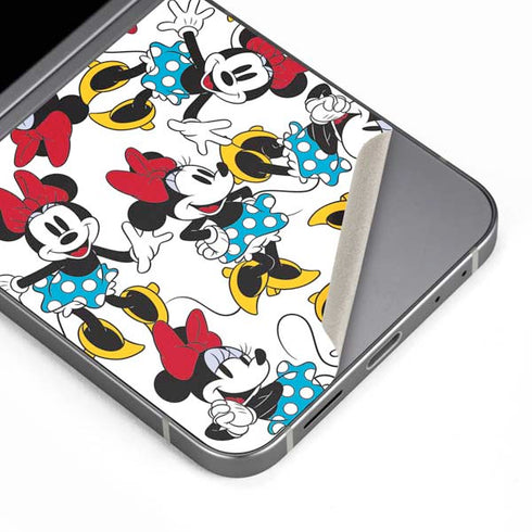 Disney Minnie Mouse Rockin Minnie Pattern Galaxy Z Flip6 Skin