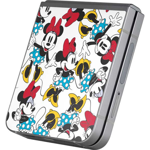 Disney Minnie Mouse Rockin Minnie Pattern Galaxy Z Flip6 Skin