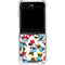 Disney Minnie Mouse Rockin Minnie Pattern Galaxy Z Flip6 Clear Case