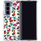 Disney Minnie Mouse Rockin Minnie Pattern Galaxy Z Fold5 5G Clear Case