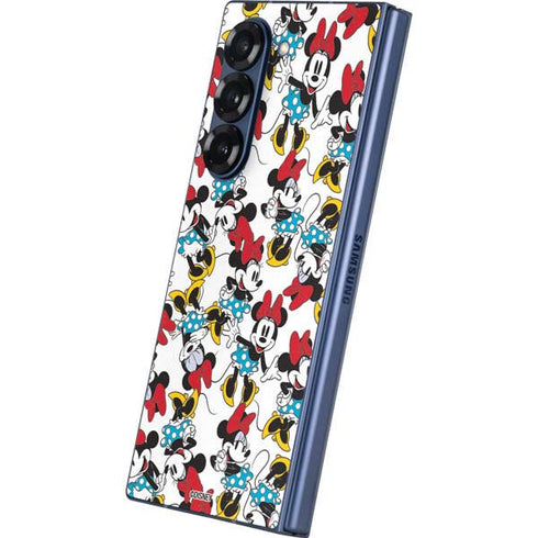 Disney Minnie Mouse Rockin Minnie Pattern Galaxy Z Fold6 Skin