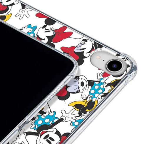 Disney Minnie Mouse Rockin Minnie Pattern iPad 11th Gen (2025) Clear Case