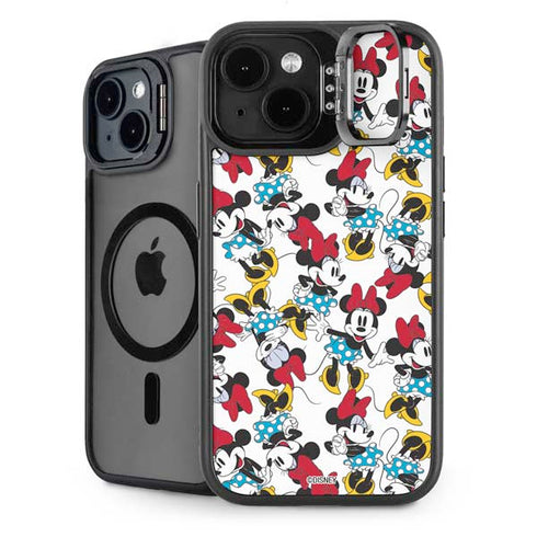 Disney Minnie Mouse Rockin Minnie Pattern iPhone 14 Kickstand Case
