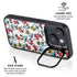 Disney Minnie Mouse Rockin Minnie Pattern iPhone 15 Kickstand Case