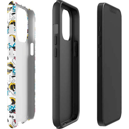 Disney Minnie Mouse Rockin Minnie Pattern iPhone 15 Pro Impact Case