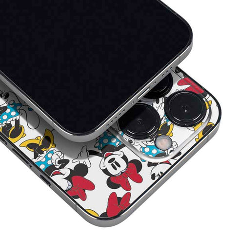 Disney Minnie Mouse Rockin Minnie Pattern iPhone 15 Pro Max Skin