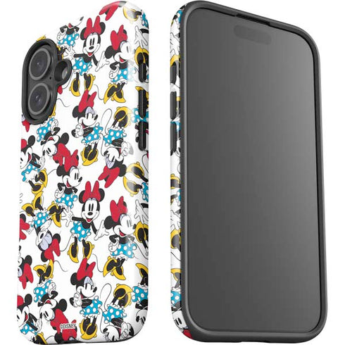 Disney Minnie Mouse Rockin Minnie Pattern iPhone 16 Plus Impact Case