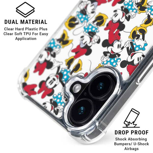 Disney Minnie Mouse Rockin Minnie Pattern iPhone 16 Plus MagSafe Case
