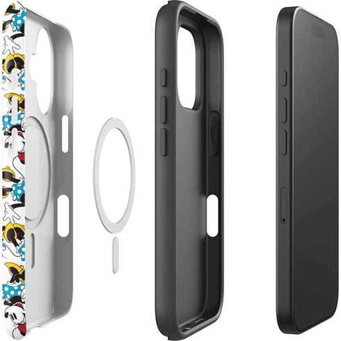 Disney Minnie Mouse Rockin Minnie Pattern iPhone 16 Plus Magsafe Impact Case