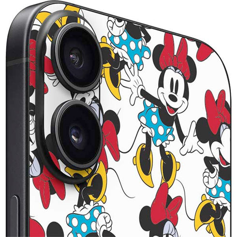 Disney Minnie Mouse Rockin Minnie Pattern iPhone 16 Plus Skin