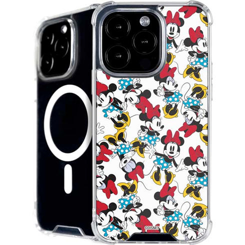 Disney Minnie Mouse Rockin Minnie Pattern iPhone 16 Pro MagSafe Case