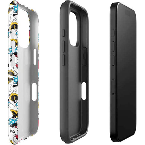 Disney Minnie Mouse Rockin Minnie Pattern iPhone 16 Pro Max Impact Case