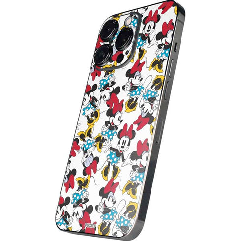 Disney Minnie Mouse Rockin Minnie Pattern iPhone 16 Pro Skin