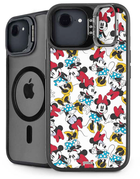 Disney Minnie Mouse Rockin Minnie Pattern iPhone 16e Kickstand Case