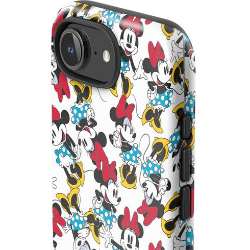 Disney Minnie Mouse Rockin Minnie Pattern iPhone 16e Impact Case