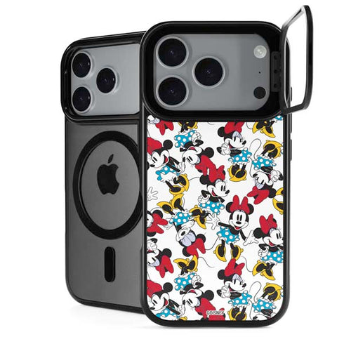 Disney Minnie Mouse Rockin Minnie Pattern iPhone 18 Pro Kickstand Case