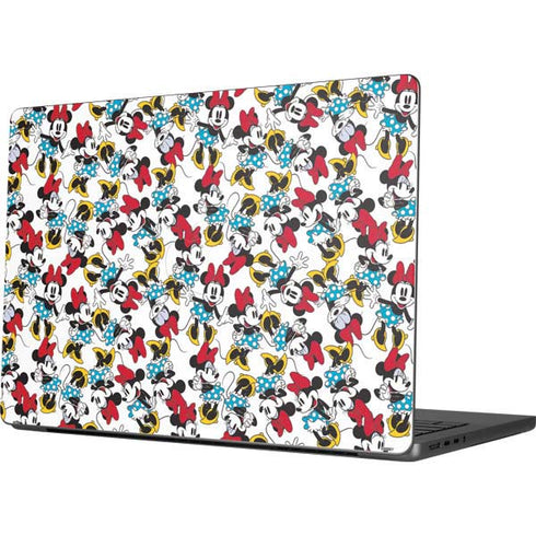 Disney Minnie Mouse Rockin Minnie Pattern Apple MacBook Pro 14-inch Skin