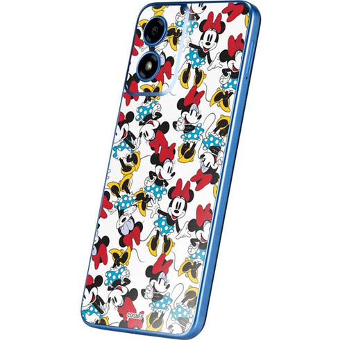 Disney Minnie Mouse Rockin Minnie Pattern Moto G Play 4G (2024) Skin