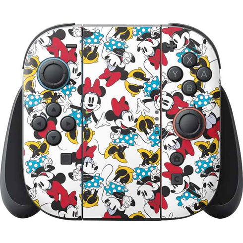 Disney Minnie Mouse Rockin Minnie Pattern Nintendo Skins