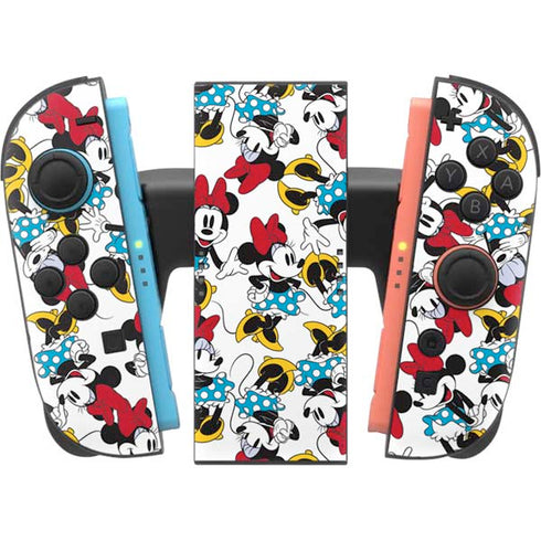 Disney Minnie Mouse Rockin Minnie Pattern Nintendo Switch 2 (2025) Joy-Con Controller Skin