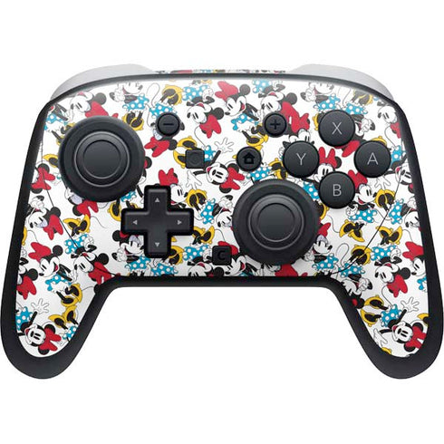 Disney Minnie Mouse Rockin Minnie Pattern Nintendo Skins