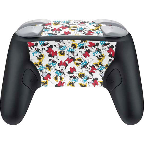 Disney Minnie Mouse Rockin Minnie Pattern Nintendo Switch 2 (2025) Pro Controller Skin